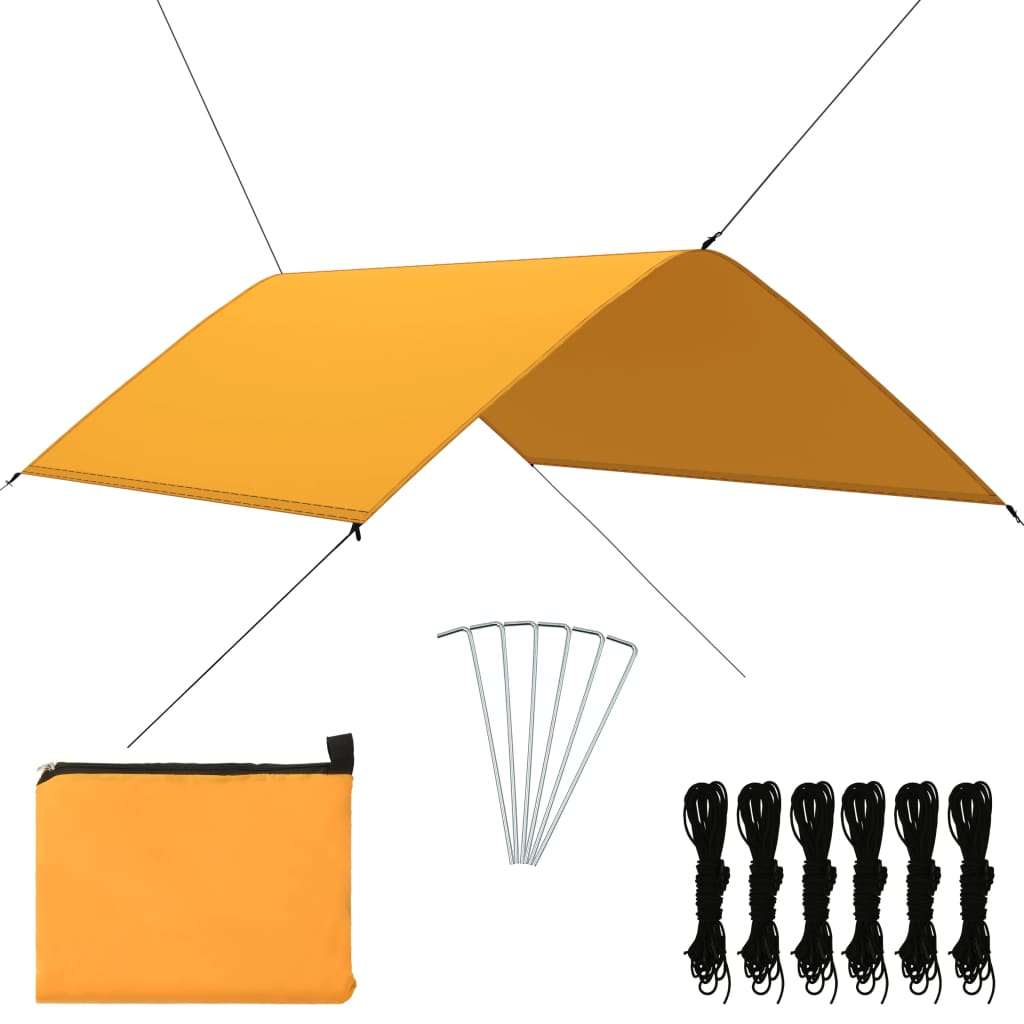 3x2 tarp Berkfield Outdoor Tarp 3x2 m Yellow – Berkfield Home