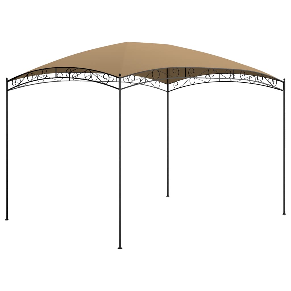 Berkfield Gazebo 3x4x2.65 m Taupe 180 g/m�__