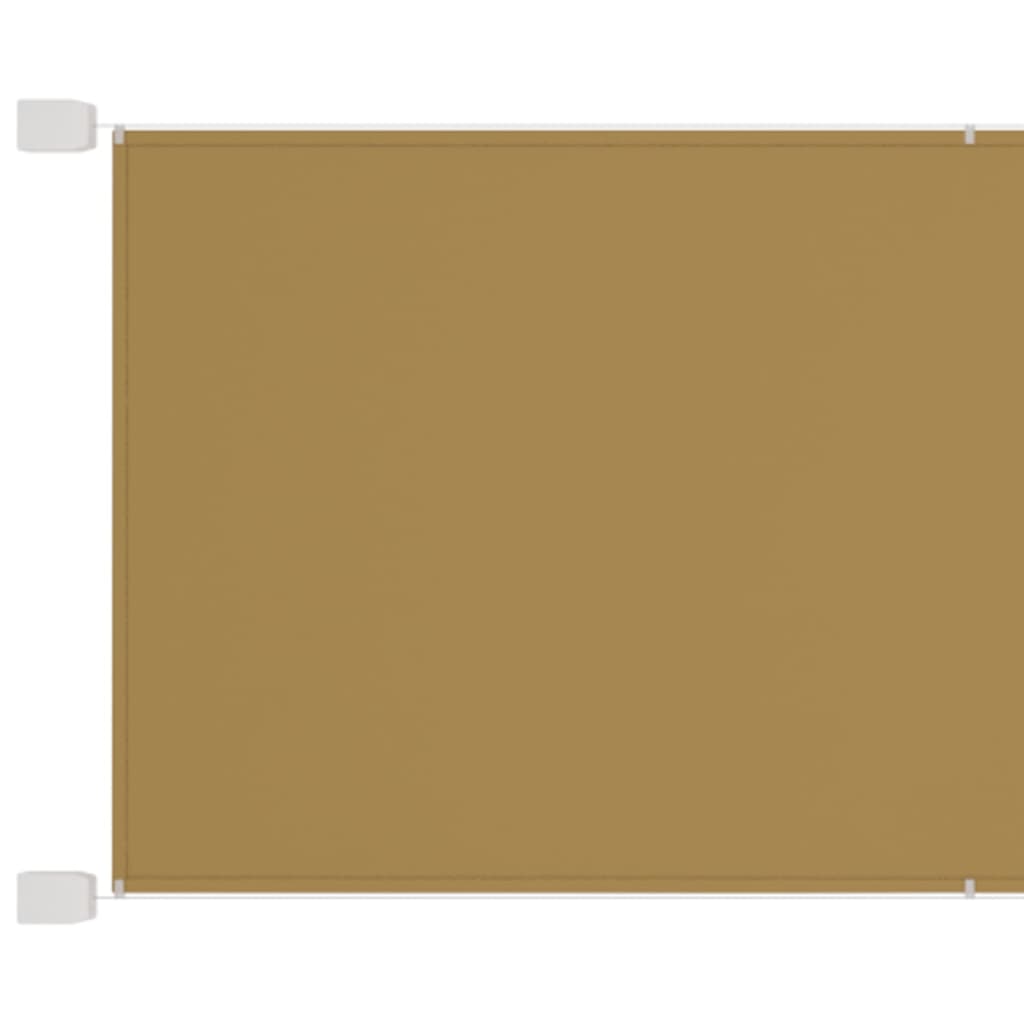 Berkfield Vertical Awning Beige 250x420 cm Oxford Fabric