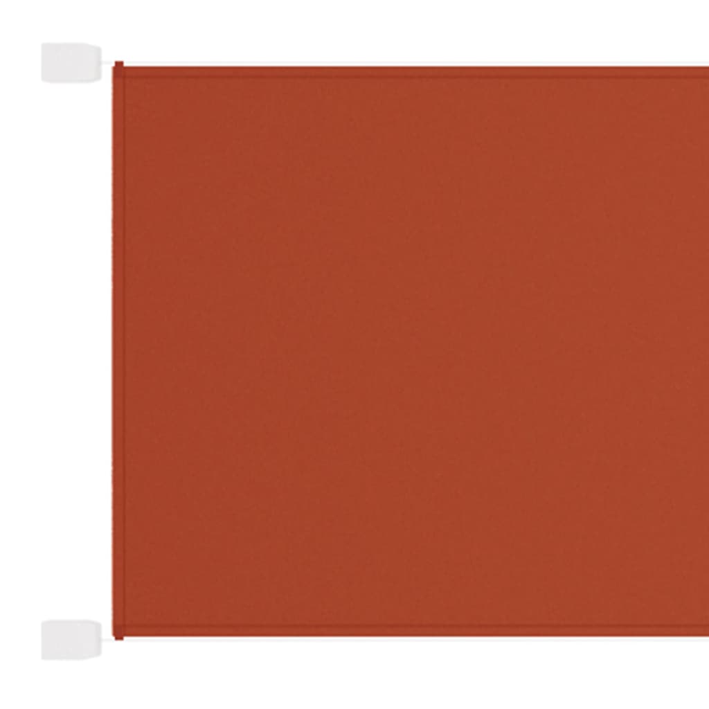 Berkfield Vertical Awning Terracotta 140x420 cm Oxford Fabric