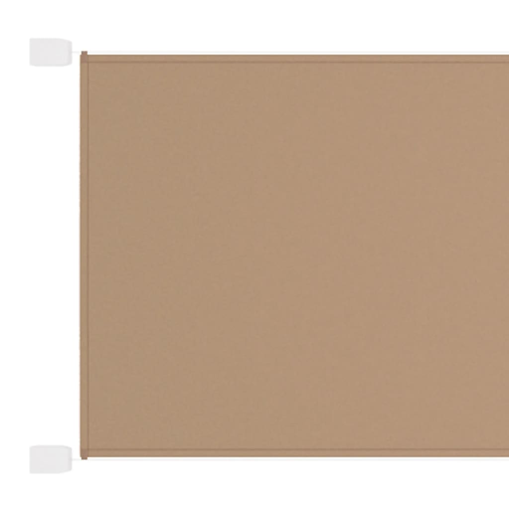 Berkfield Vertical Awning Taupe 60x360 cm Oxford Fabric