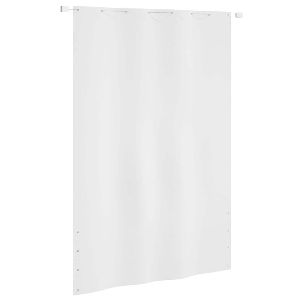Berkfield Balcony Screen White 160x240 cm Oxford Fabric