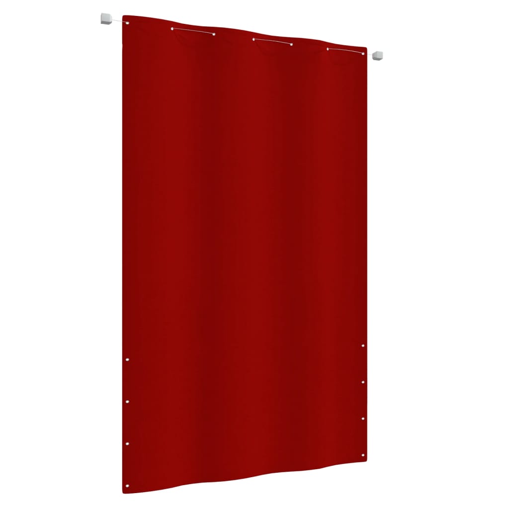 Berkfield Balcony Screen Red 140x240 cm Oxford Fabric