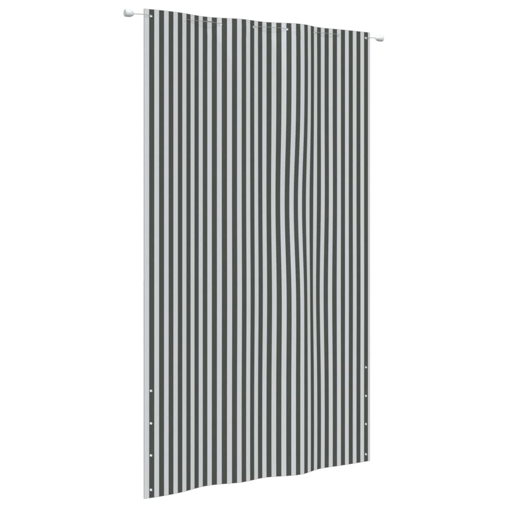 Berkfield Balcony Screen Anthracite and White 160x240 cm Oxford Fabric