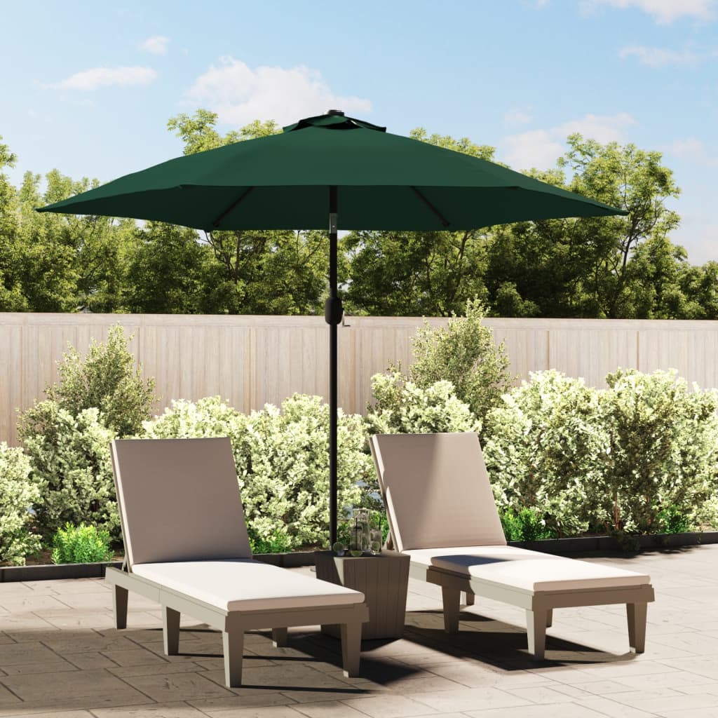 Berkfield Replacement Fabric for Outdoor Parasol Green 300 cm