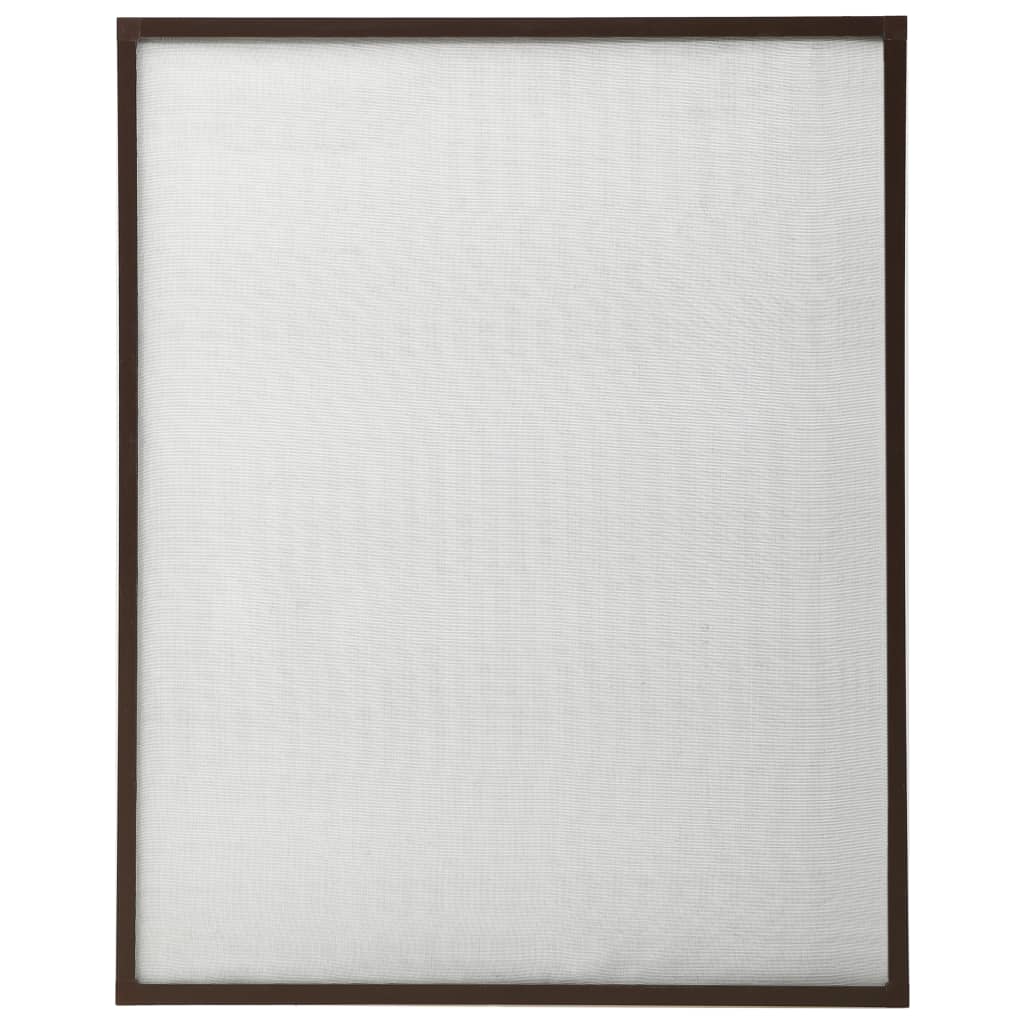 Berkfield Insect Screen for Windows Brown 90x120 cm