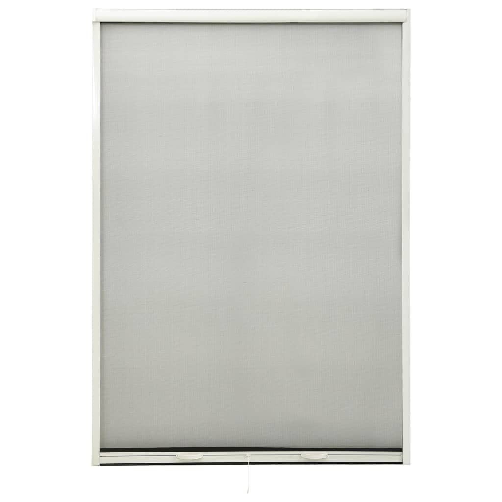 Berkfield Roll down Insect Screen for Windows White 110x170 cm