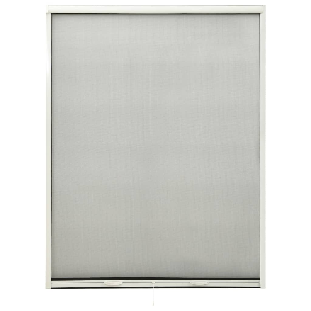 Berkfield Roll down Insect Screen for Windows White 130x170 cm