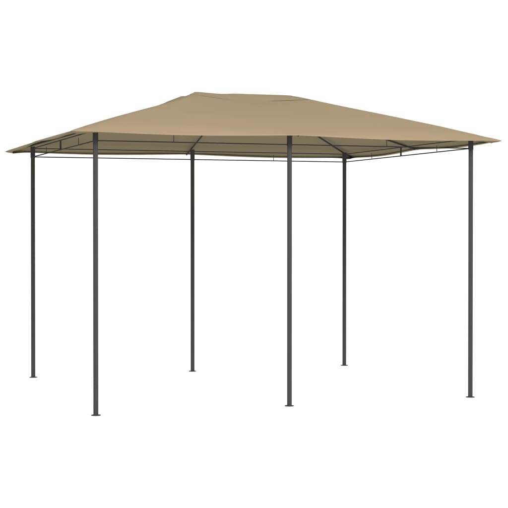 Berkfield Gazebo 3x4x2.6 m Taupe 160 g/m�__