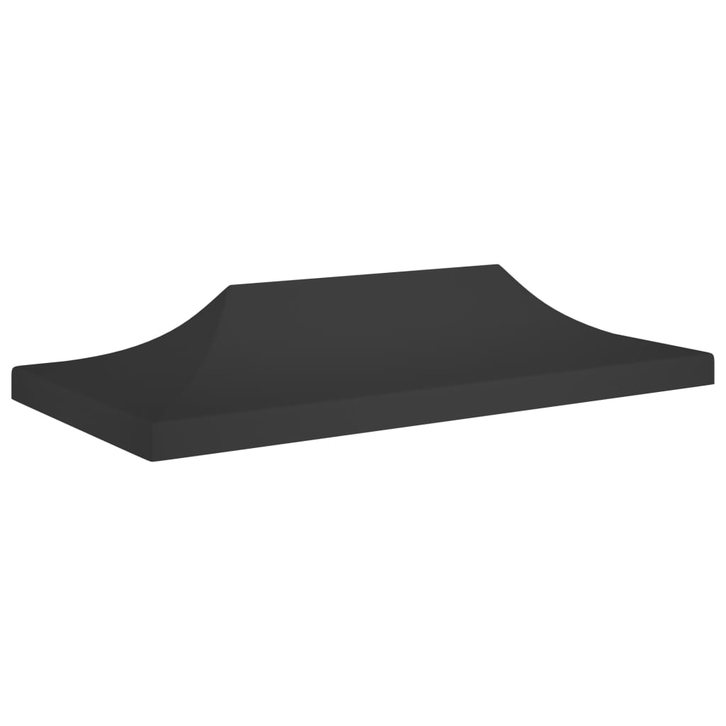 Berkfield Party Tent Roof 6x3 m Black 270 g/m�__