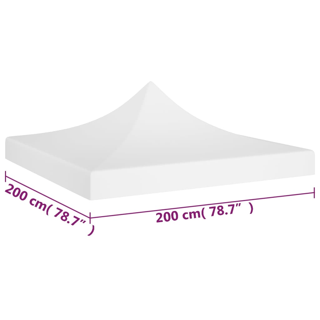 Berkfield Party Tent Roof 2x2 m White 270 g/m�__