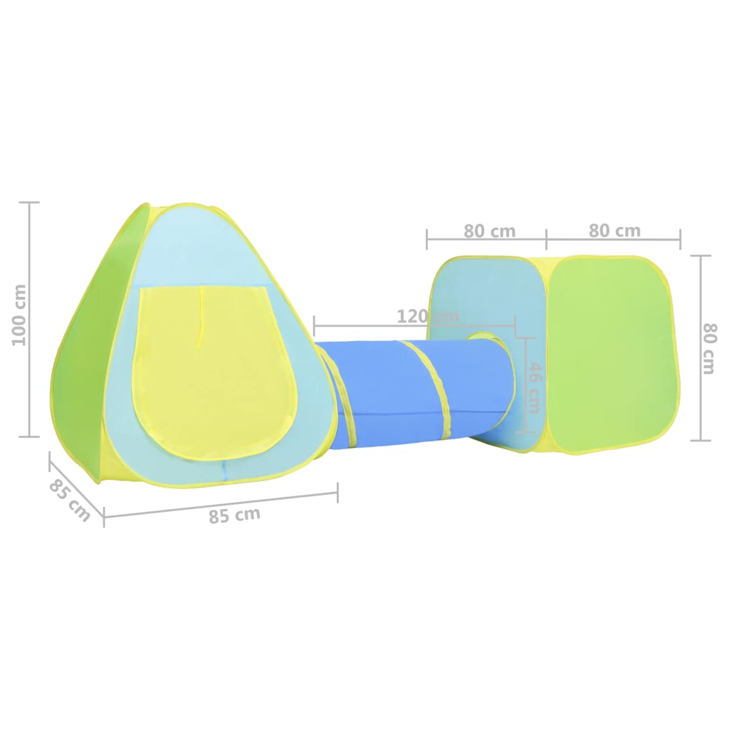 Berkfield Children Play Tent with 100 Balls Multicolour