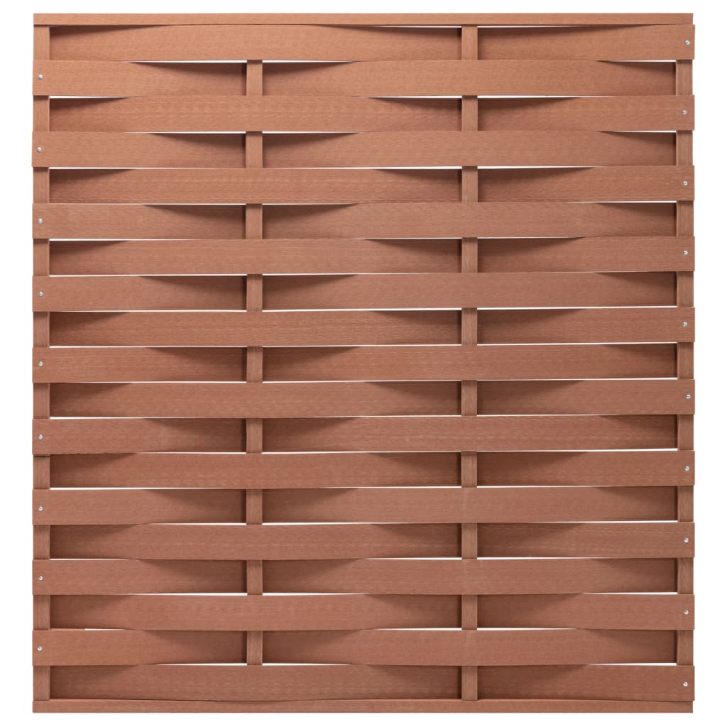 Berkfield Fence Panel WPC 170x180 cm Brown