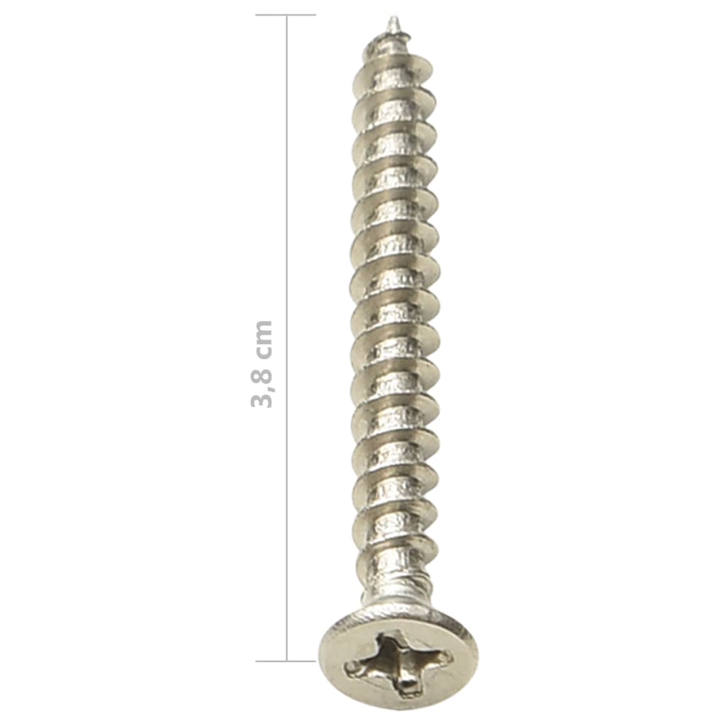 Berkfield Decking Clips with Screws 200pcs Plastic and Stainless Steel304