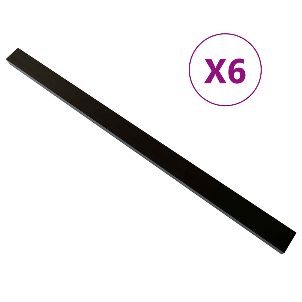 Berkfield Decking Joist 6 pcs Black 170x8.5x4.5 cm WPC