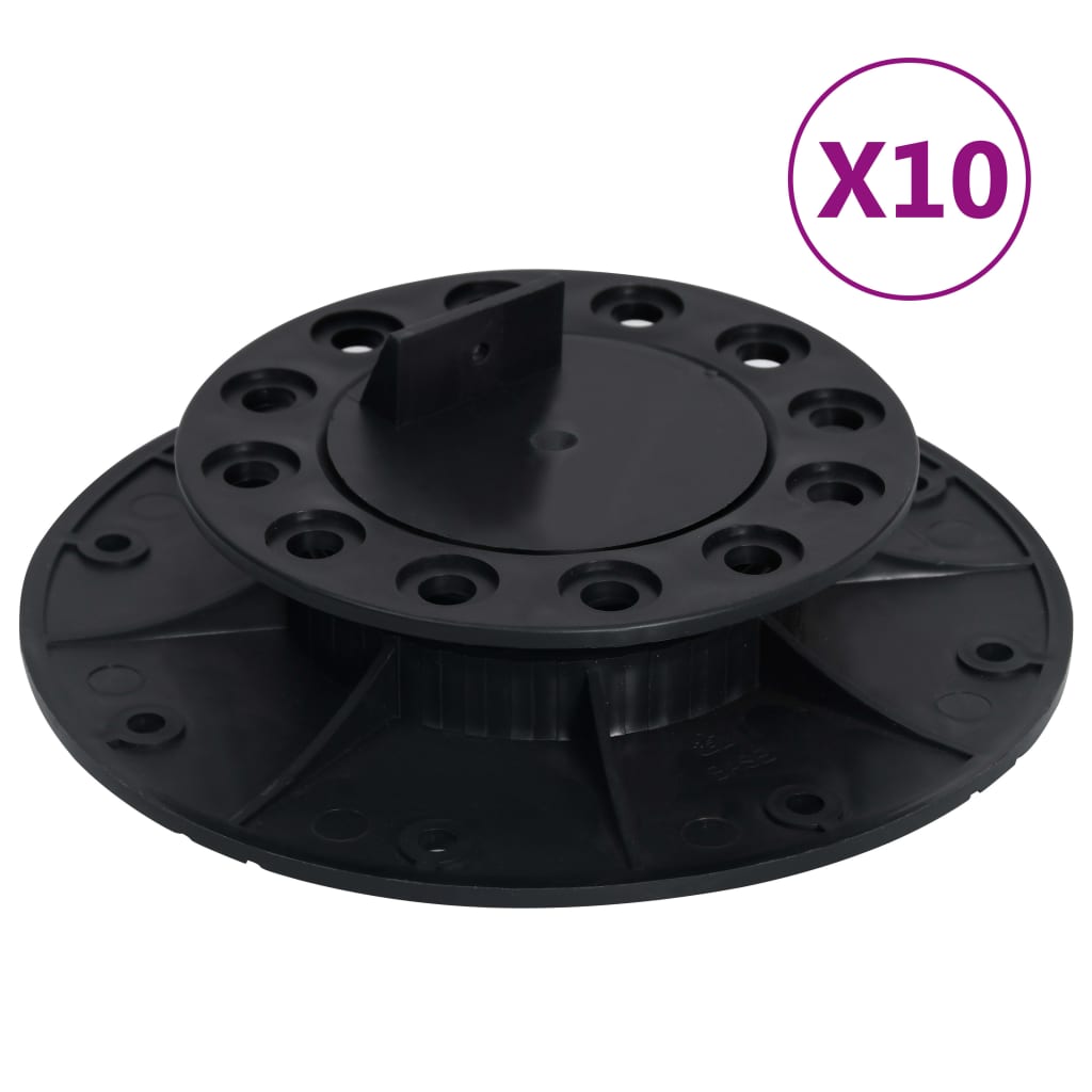 Berkfield Adjustable Feet for Decking 10 pcs 25-40 mm