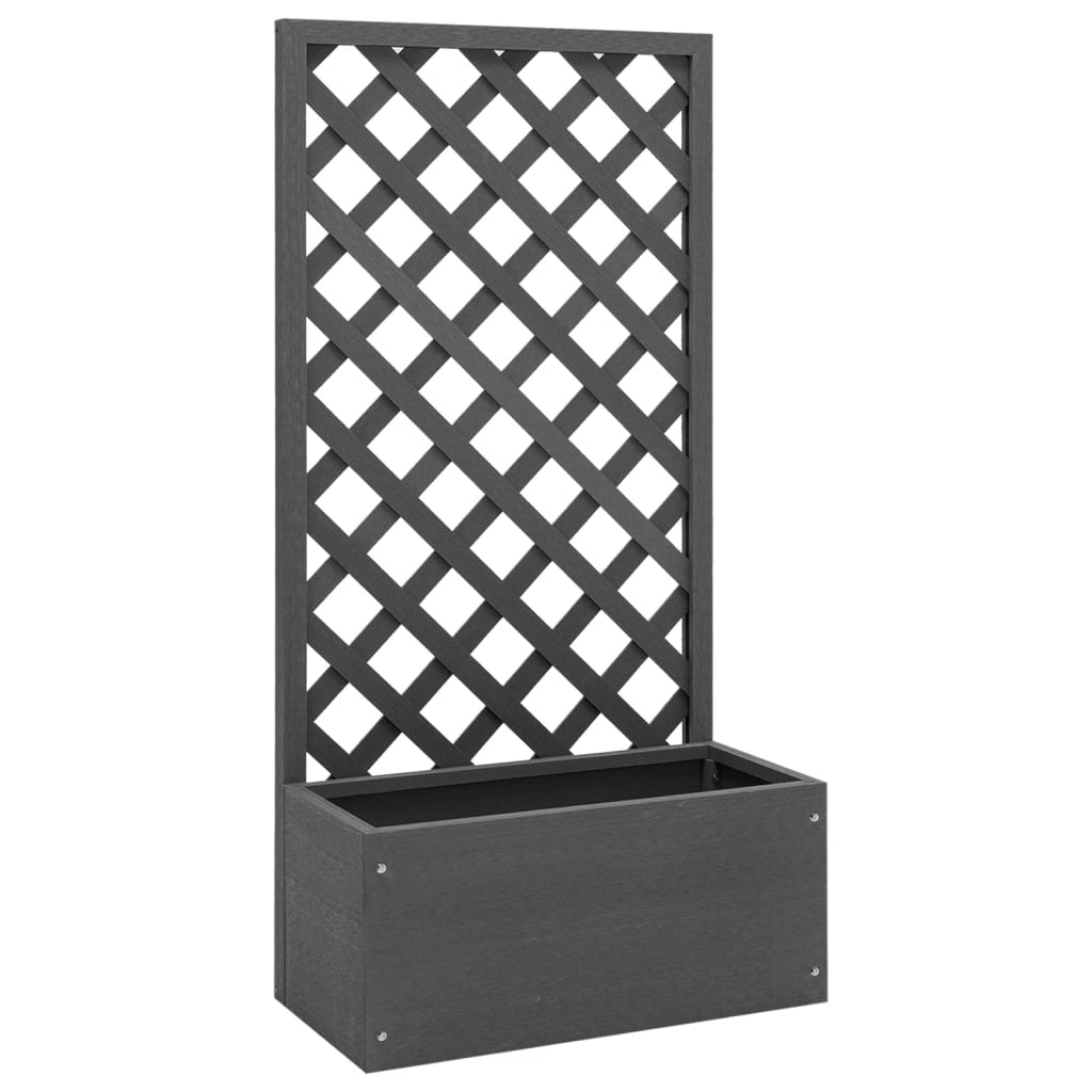 Berkfield Trellis Planter 65x30x135 cm WPC