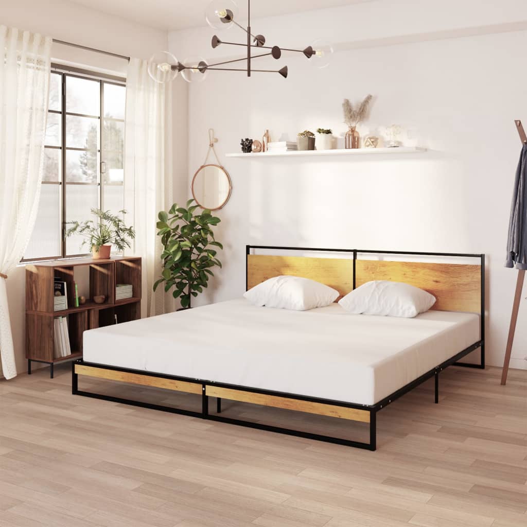 Berkfield Bed Frame Metal 200x200 cm