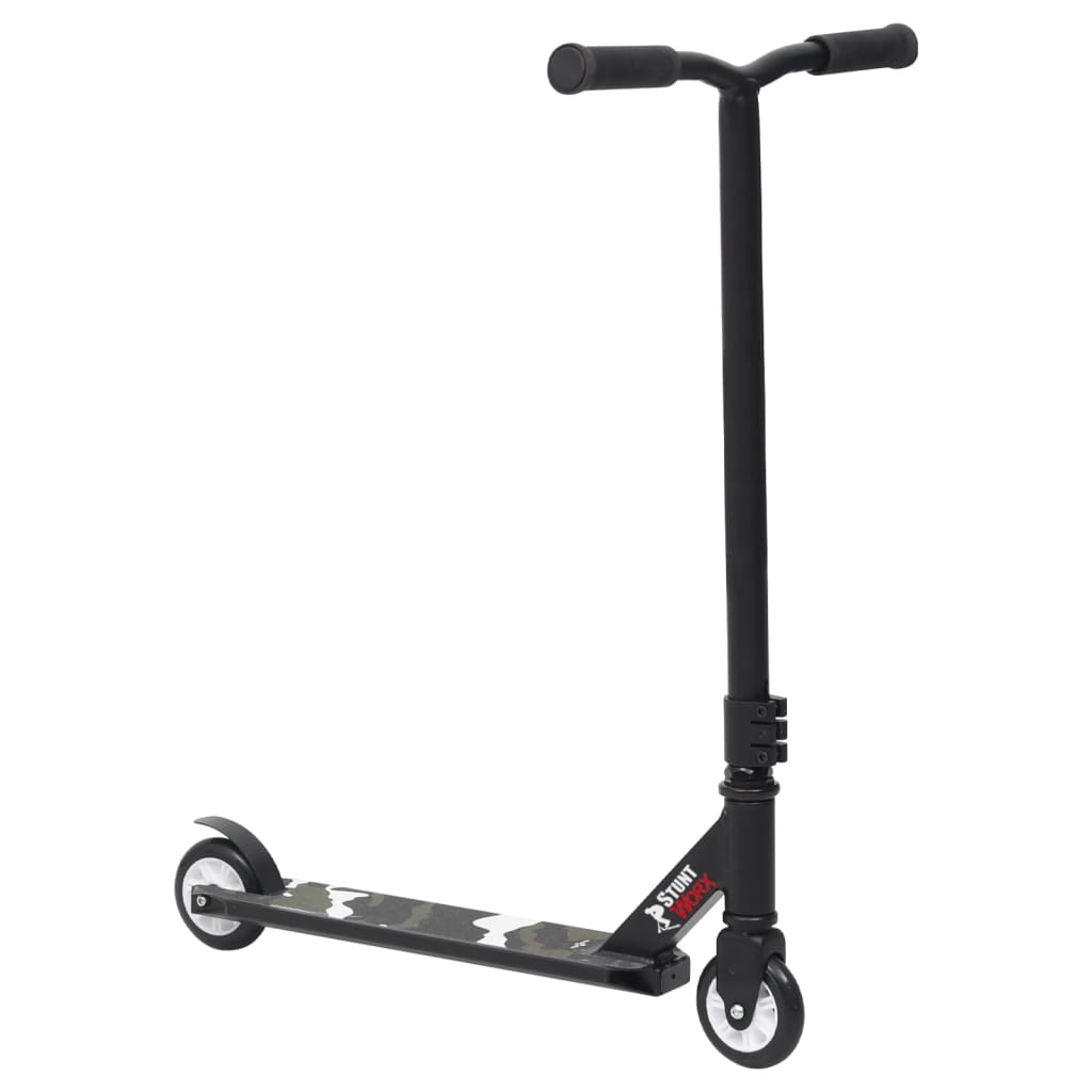 Berkfield Stunt Scooter with Aluminium Handlebar Black
