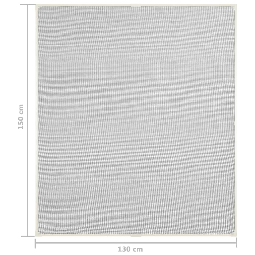 Berkfield Magnetic Insect Screen for Windows White 130x150 cm Fibreglass