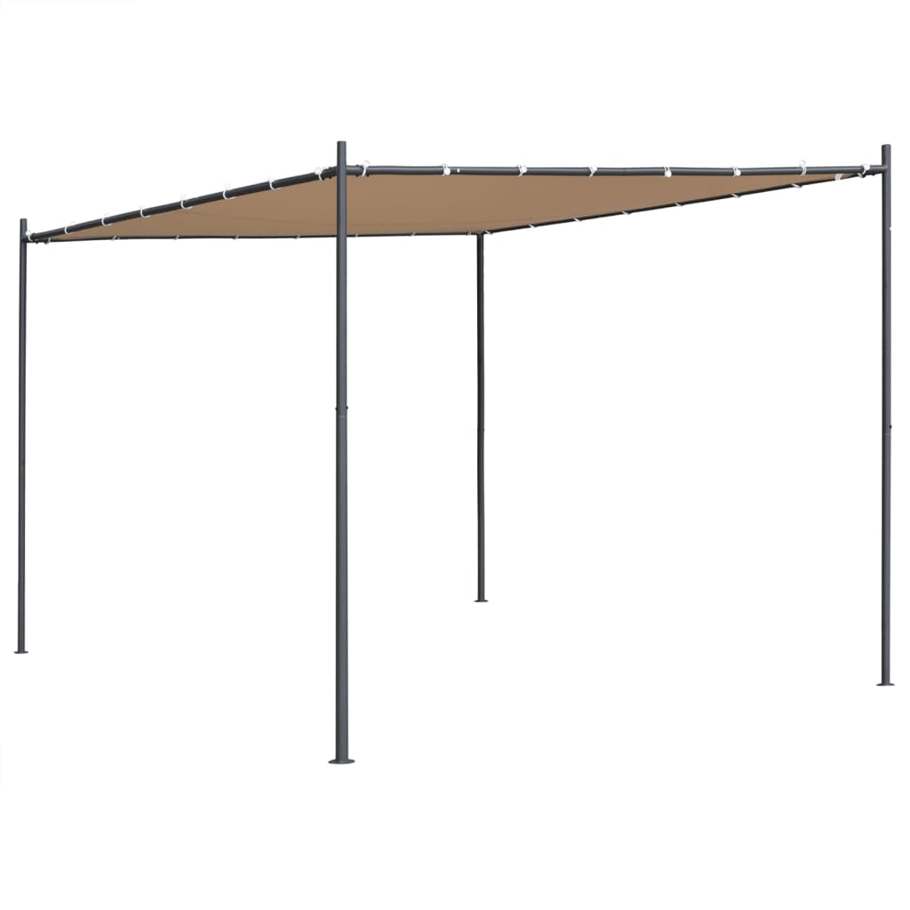 Berkfield Gazebo with Slanted Roof 300x300x257 cm Beige 180 g/m�__