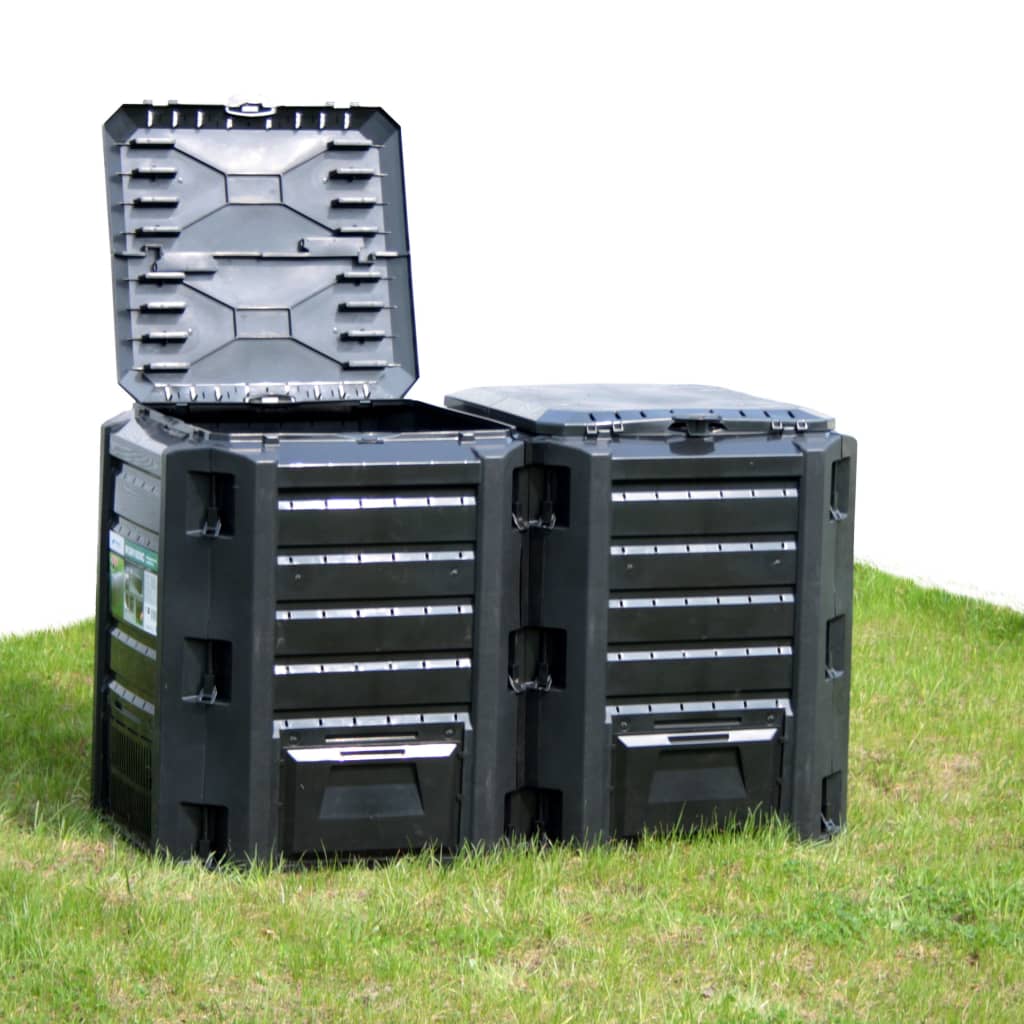 Berkfield Garden Composter Black 1600 L