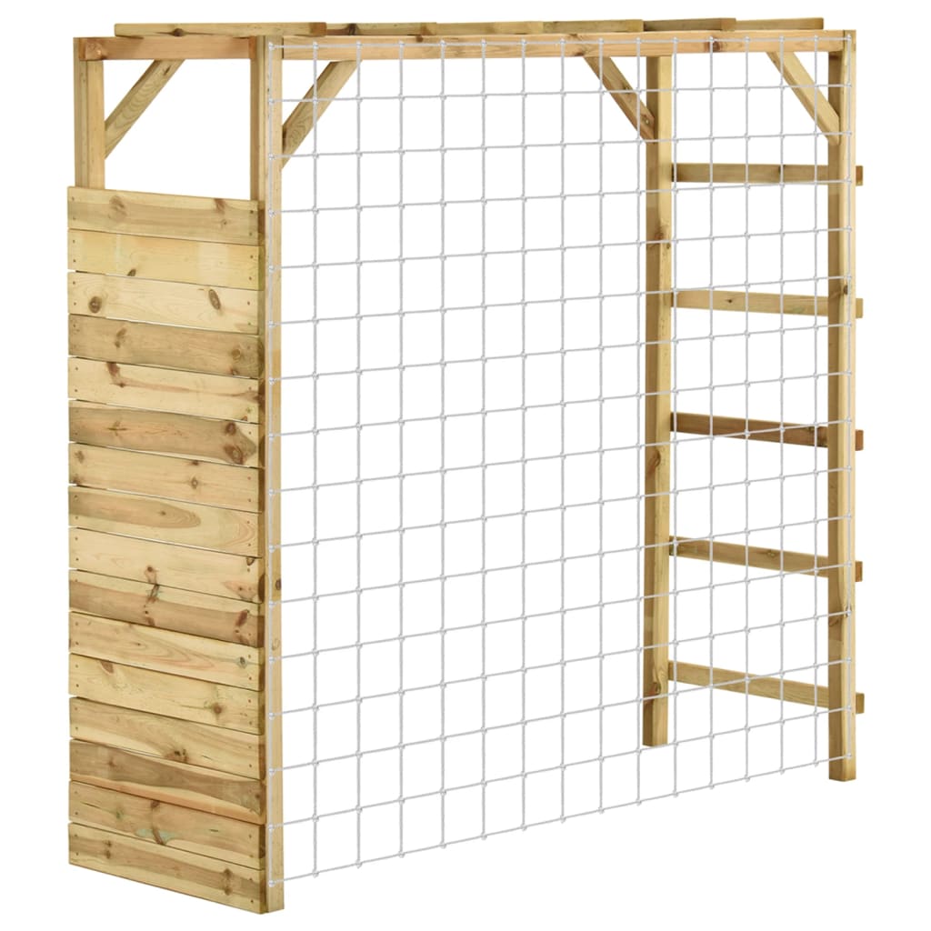 Berkfield Cimbing Frame with Football Goal 170x60x170 cm Impregnated Pinewood