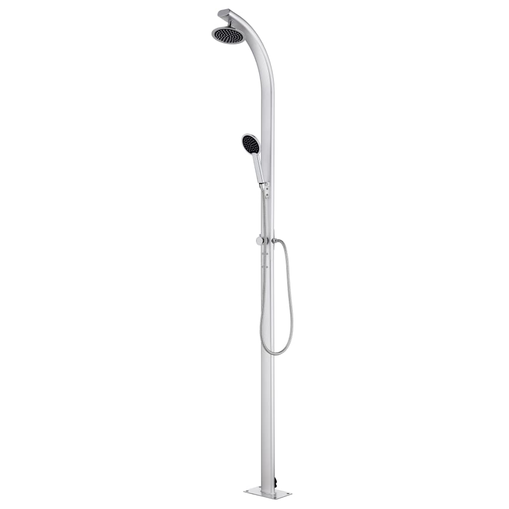Berkfield Garden Shower 215 cm Aluminium