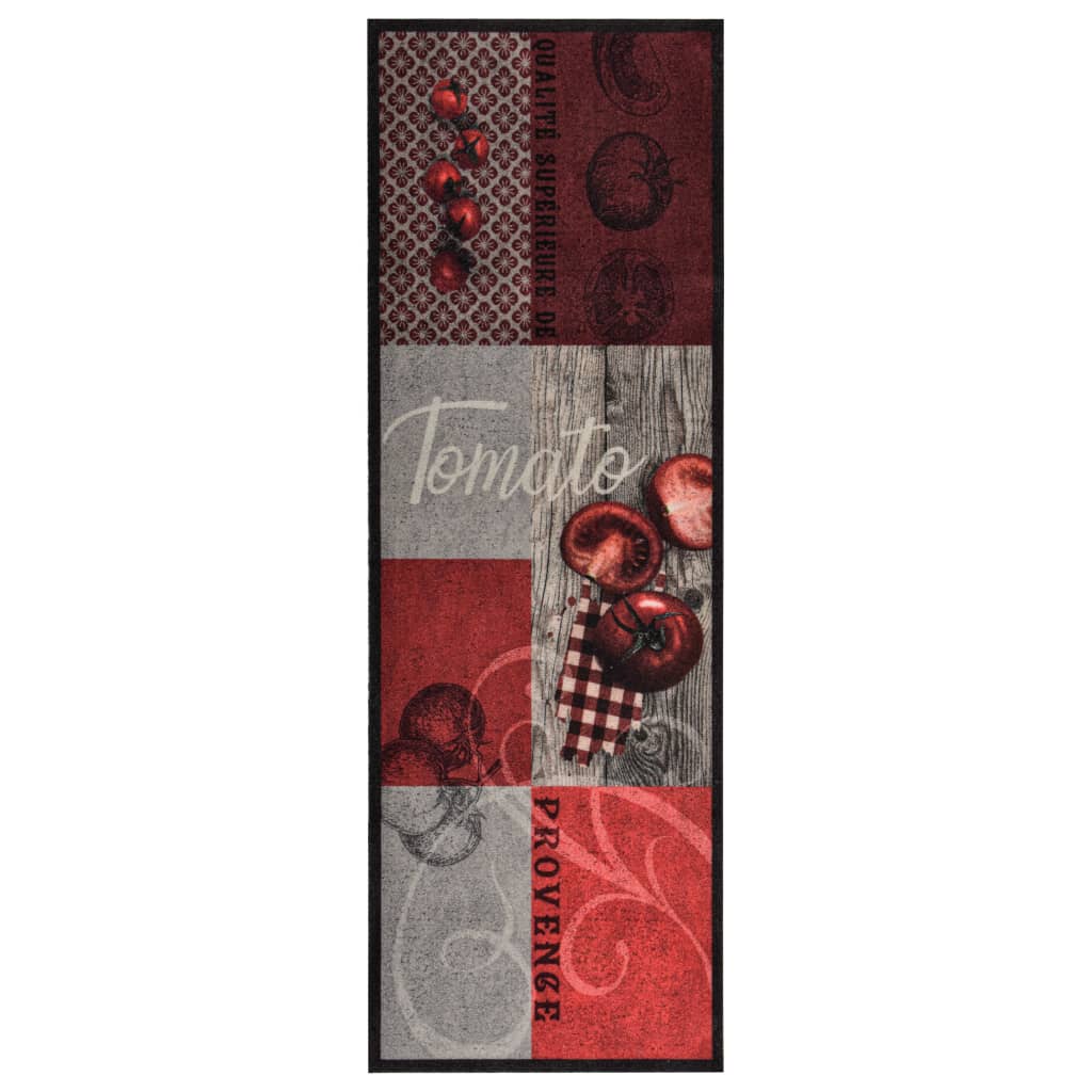 Berkfield Kitchen Carpet Washable Tomatoes 60x300 cm