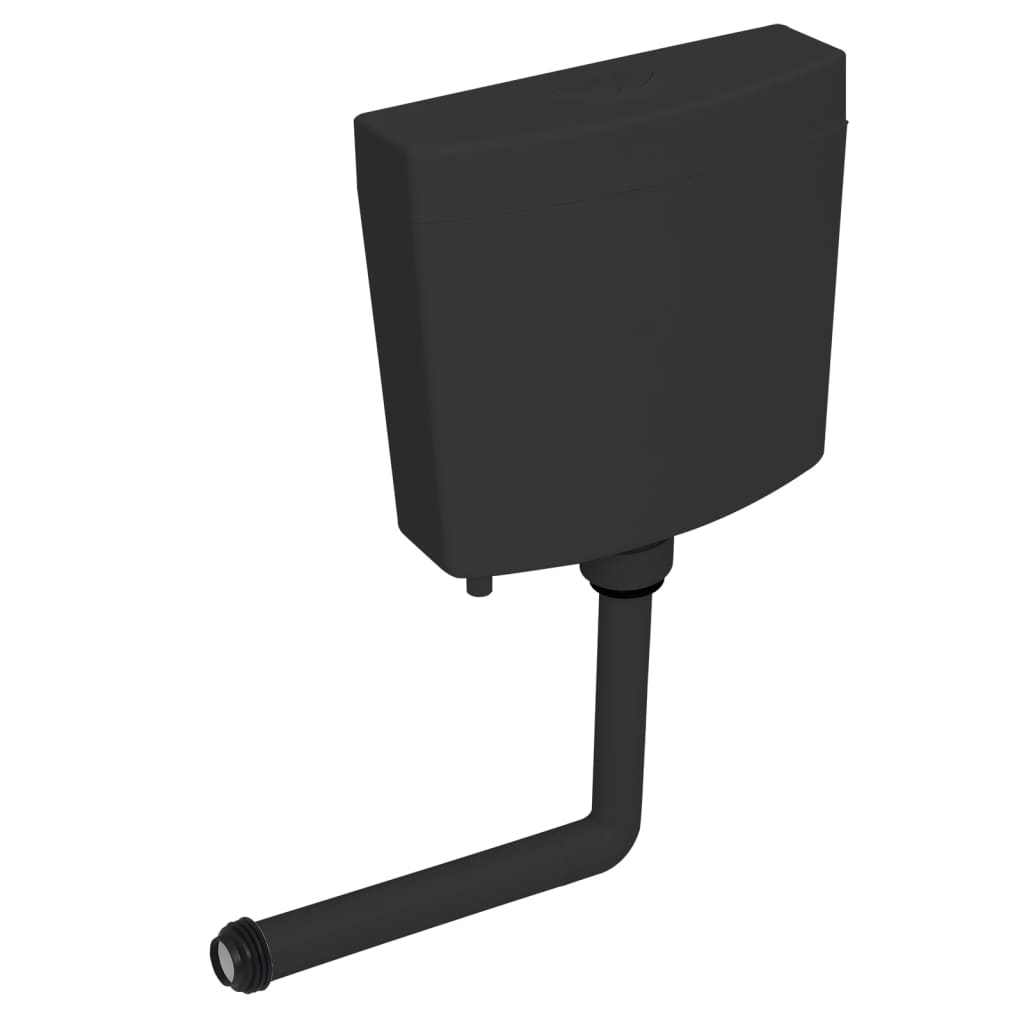 Berkfield Toilet Cistern with Bottom Water Inlet 3/6 L Black