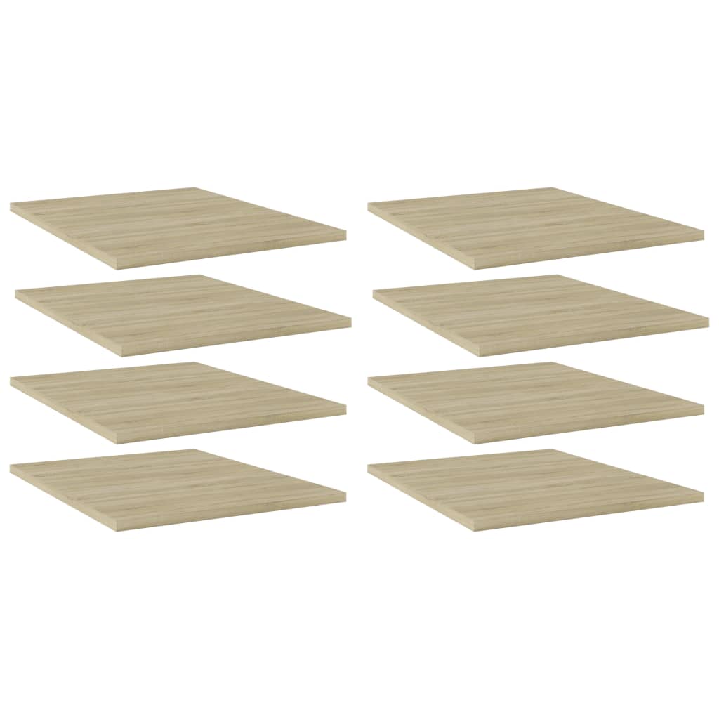 Berkfield Bookshelf Boards 8 pcs Sonoma Oak 40x50x1.5 cm Engineered Wood
