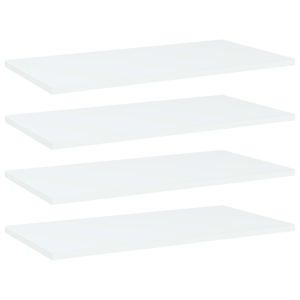Berkfield Bookshelf Boards 4 pcs White 60x30x1.5 cm Engineered Wood