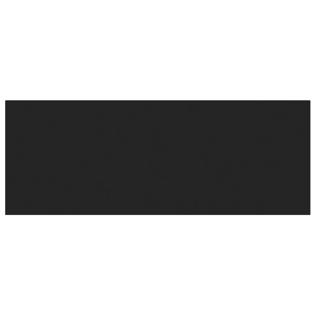 Berkfield Bookshelf Boards 4 pcs Black 80x30x1.5 cm Engineered Wood