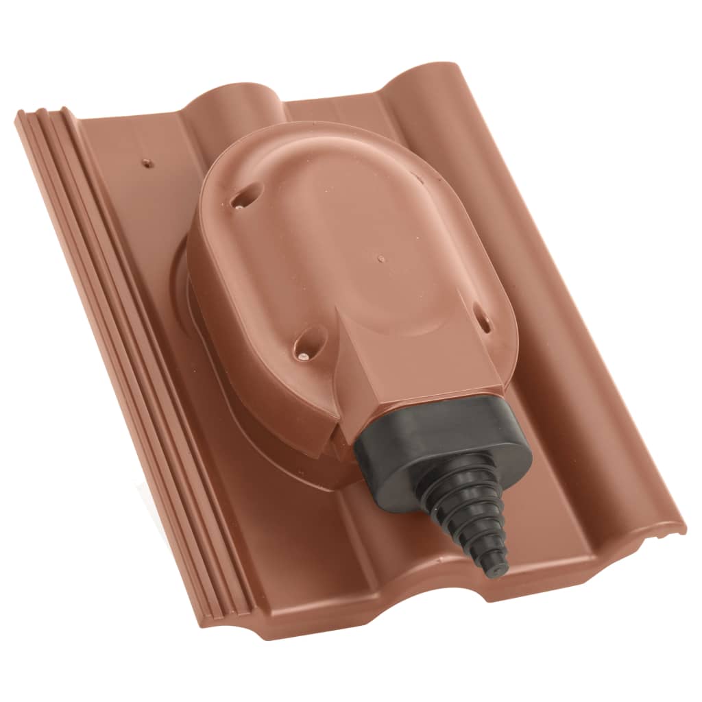 Berkfield Solar Pass-through for Frankfurt Roof Tile Brick Red