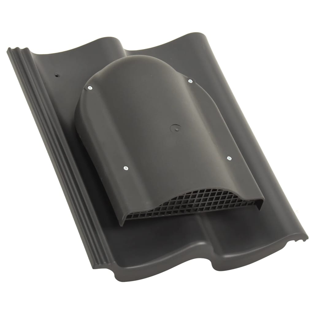 Berkfield Flat Fan Roof Ventilator Anthracite