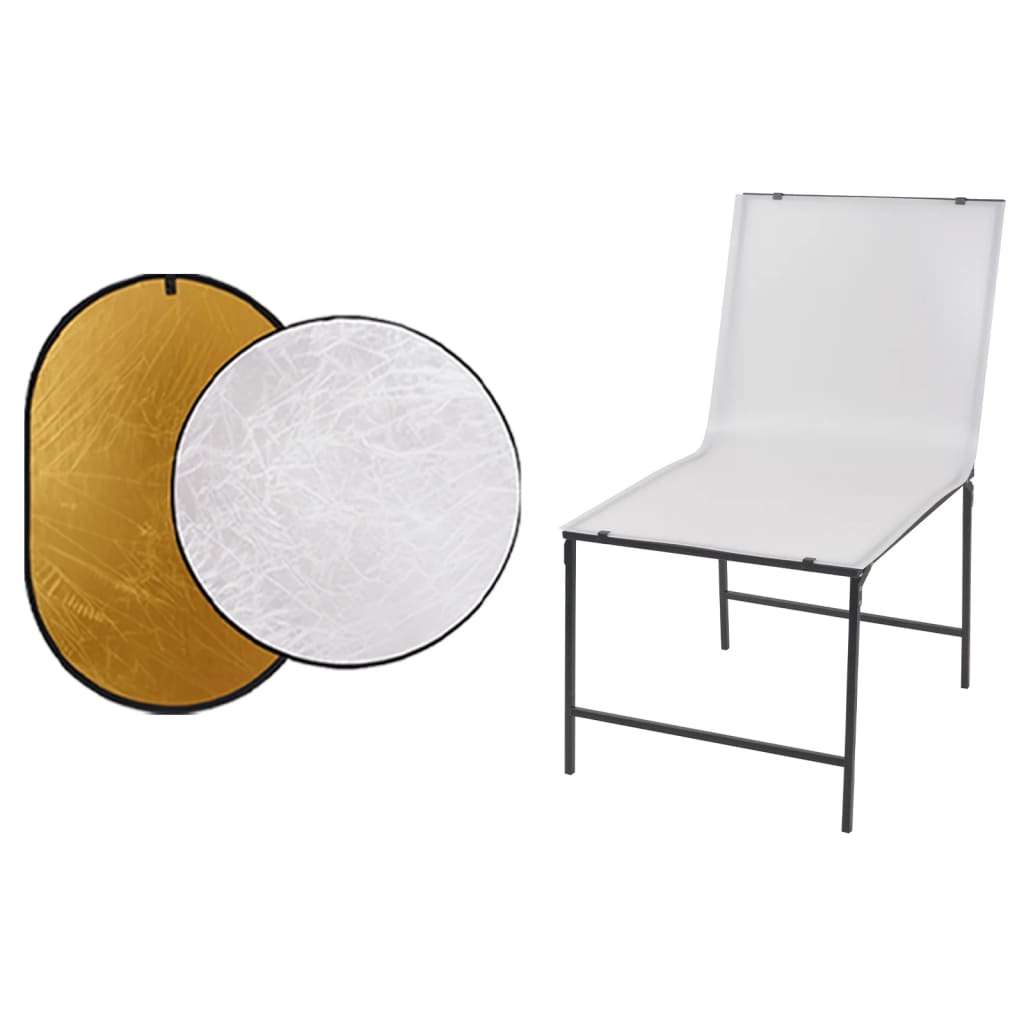 Berkfield Photo Studio Kit with Shooting Table and Reflector