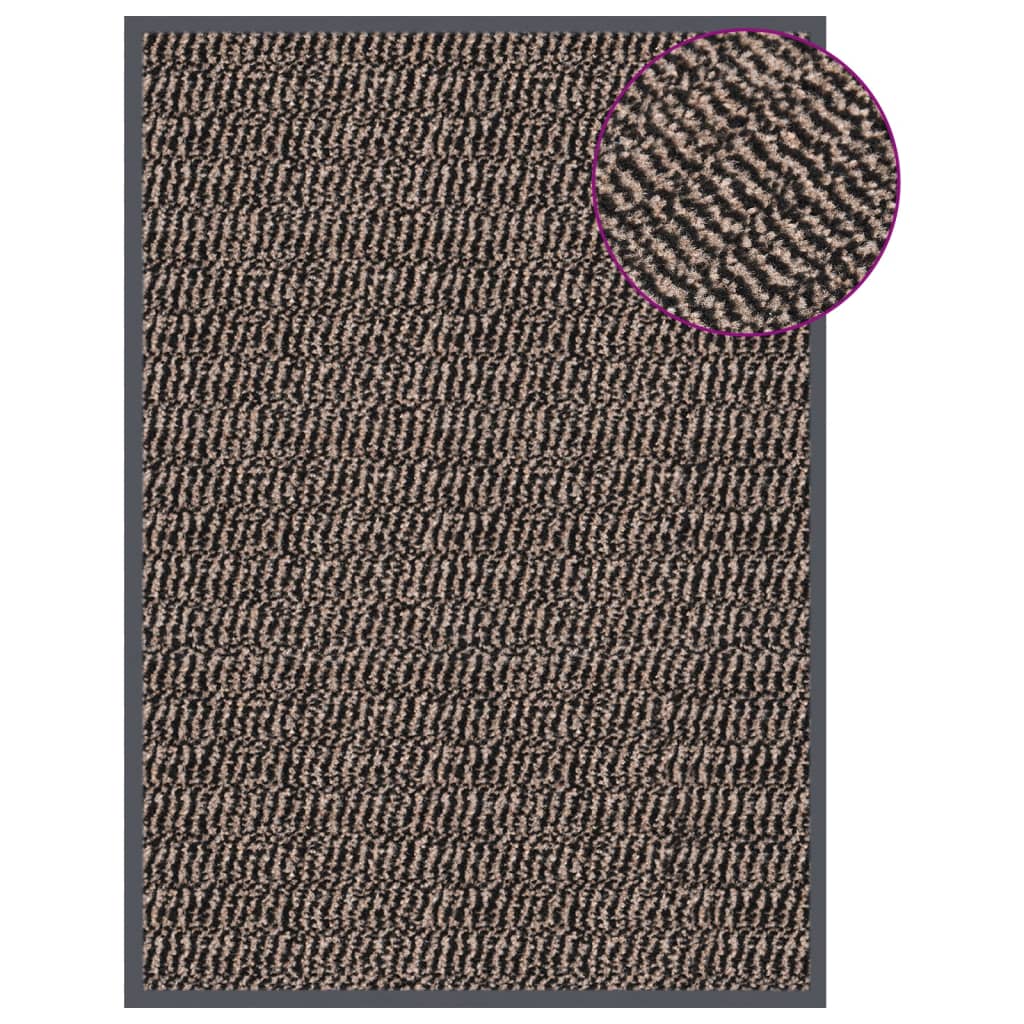 Berkfield Doormat Tufted 40x60 cm Dark Brown