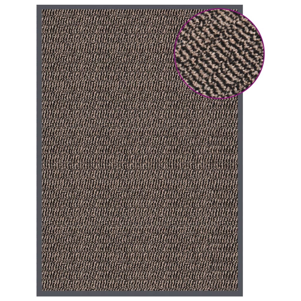 Berkfield Doormat Tufted 60x90 cm Dark Brown