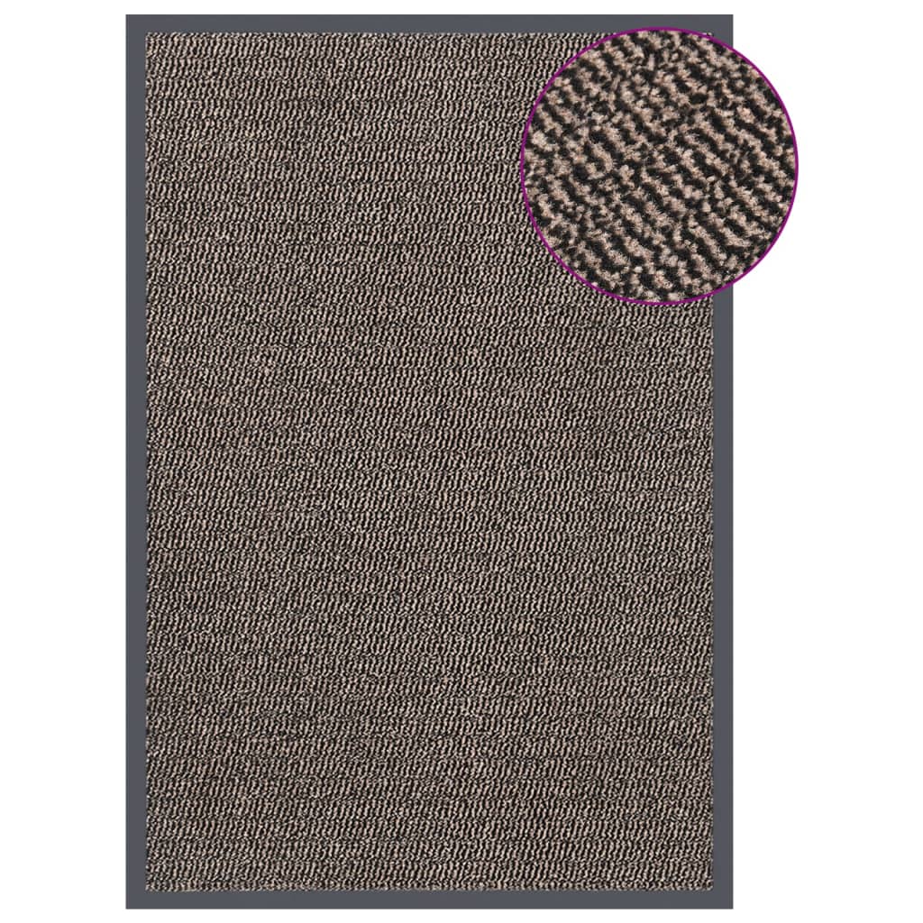 Berkfield Doormat Tufted 80x120 cm Dark Brown