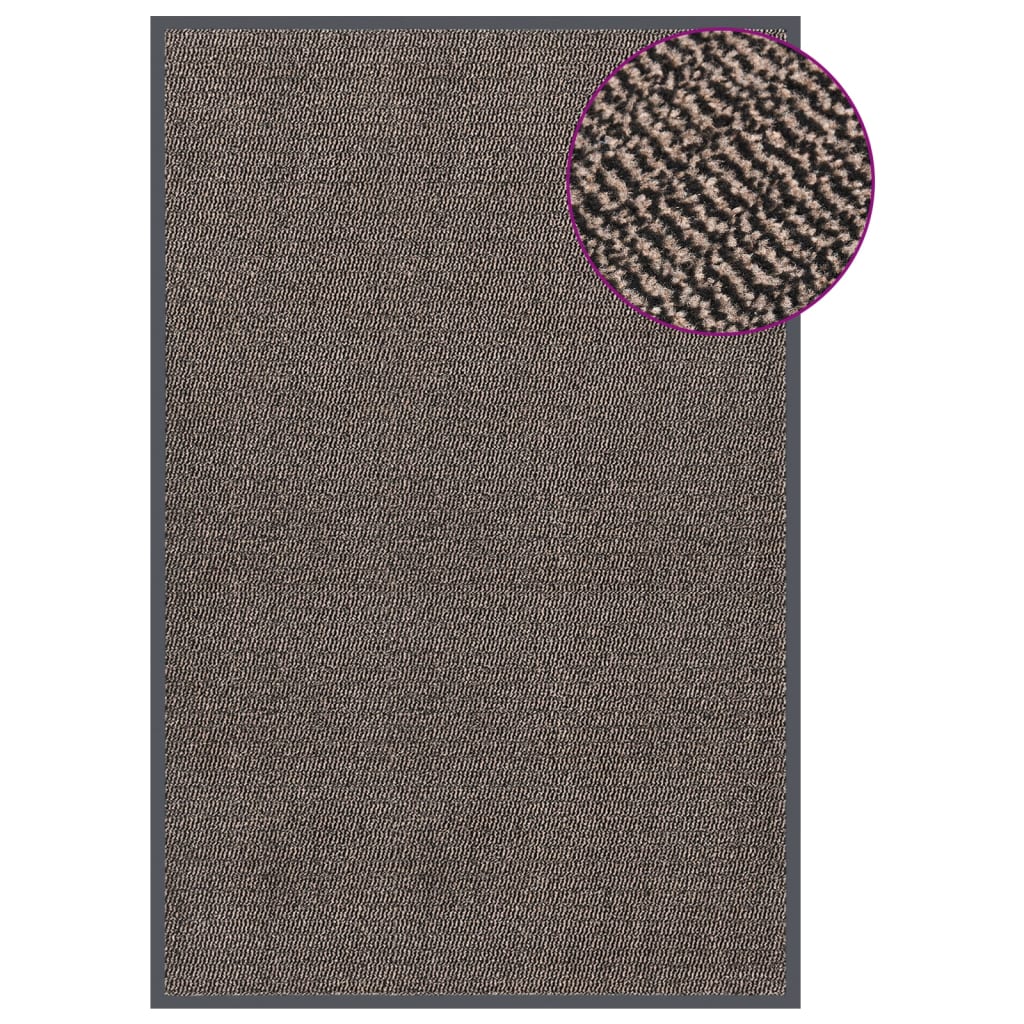 Berkfield Doormat Tufted 120x180 cm Dark Brown