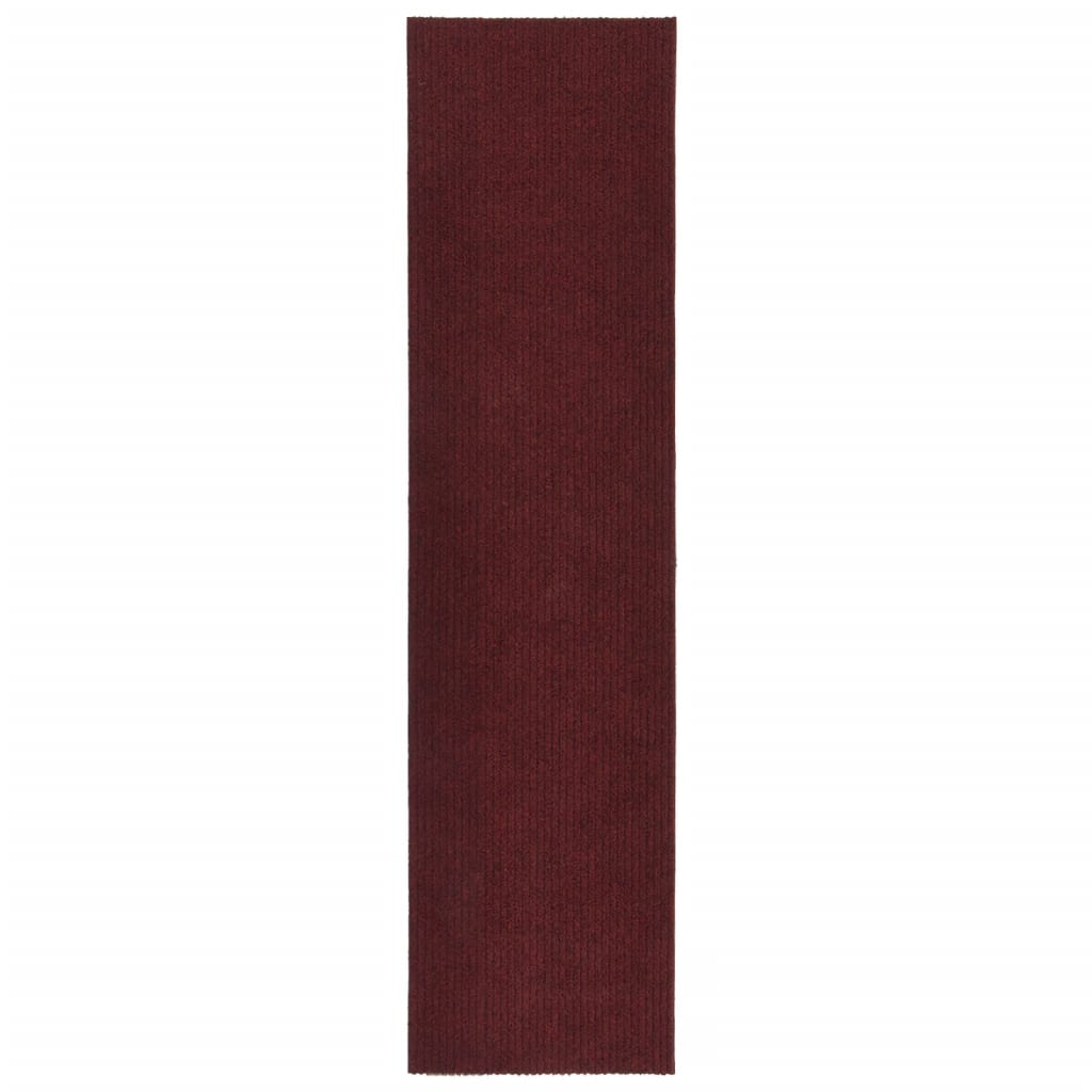 Berkfield Dirt Trapper Carpet Runner 100x400 cm Bordeaux Red