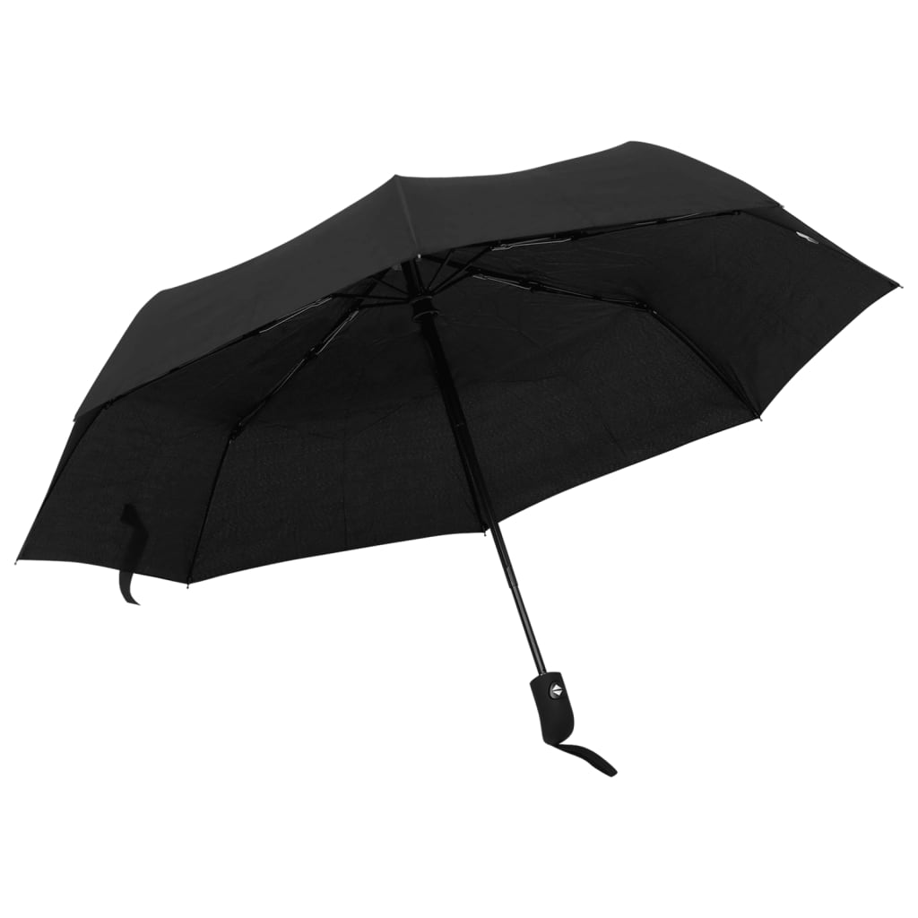 Berkfield Automatic Folding Umbrella Black 95 cm
