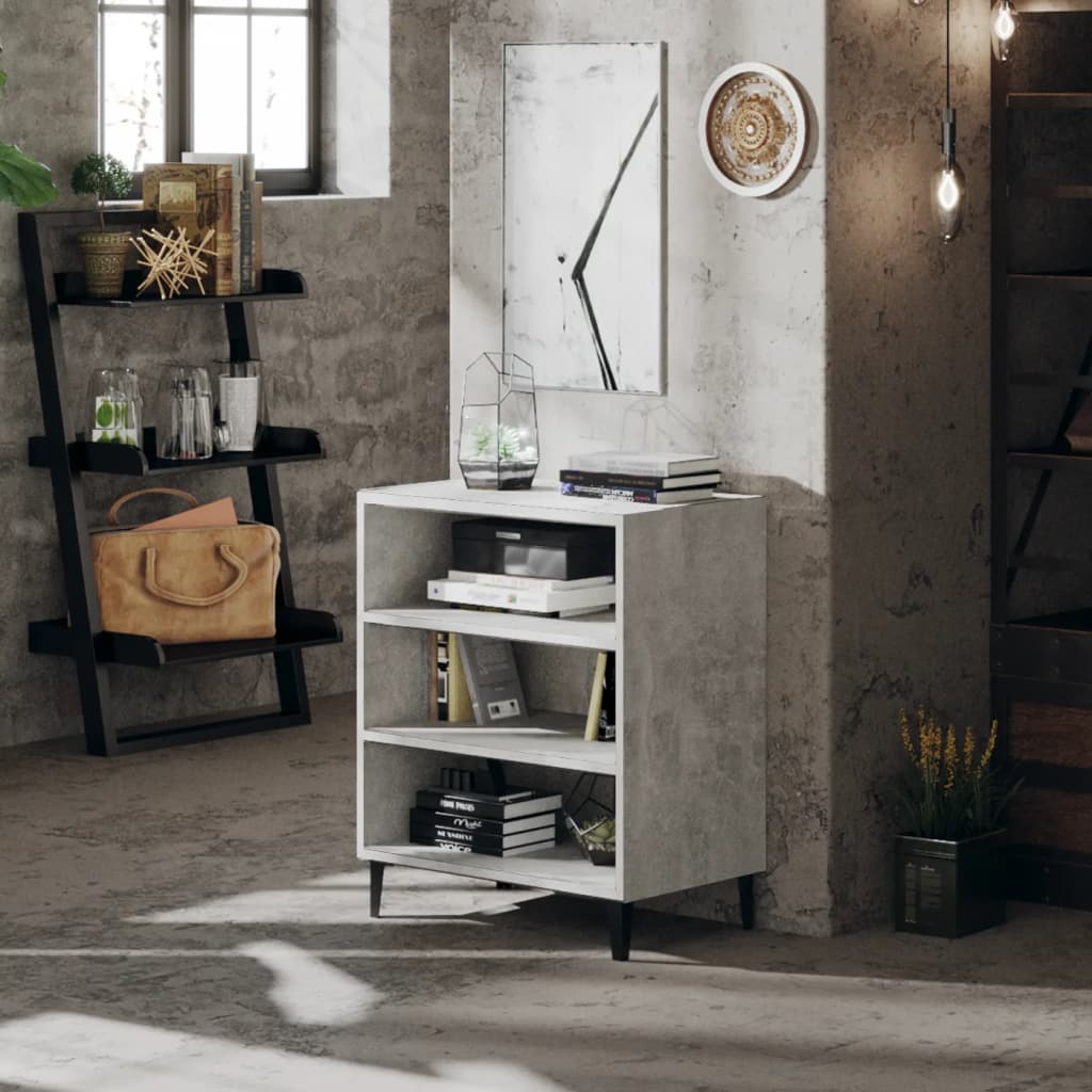 Berkfield Sideboard Concrete Grey 57x35x70 cm Engineered Wood