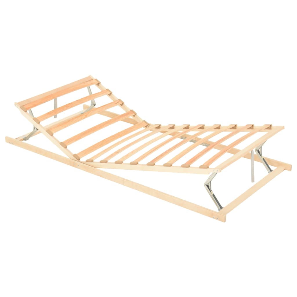 Berkfield Slatted Bed Base with 13 Slats Adjustable Head & Foot 70x200 cm