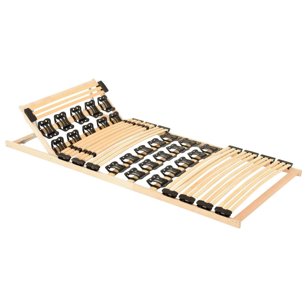 Berkfield Bed Frame with 38 Slats Adjustable Head 80x200 cm