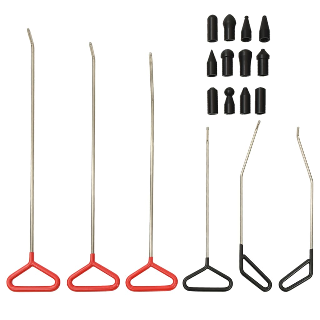 Berkfield 6 Piece Repair Rod Set with Tips Stainless Steel