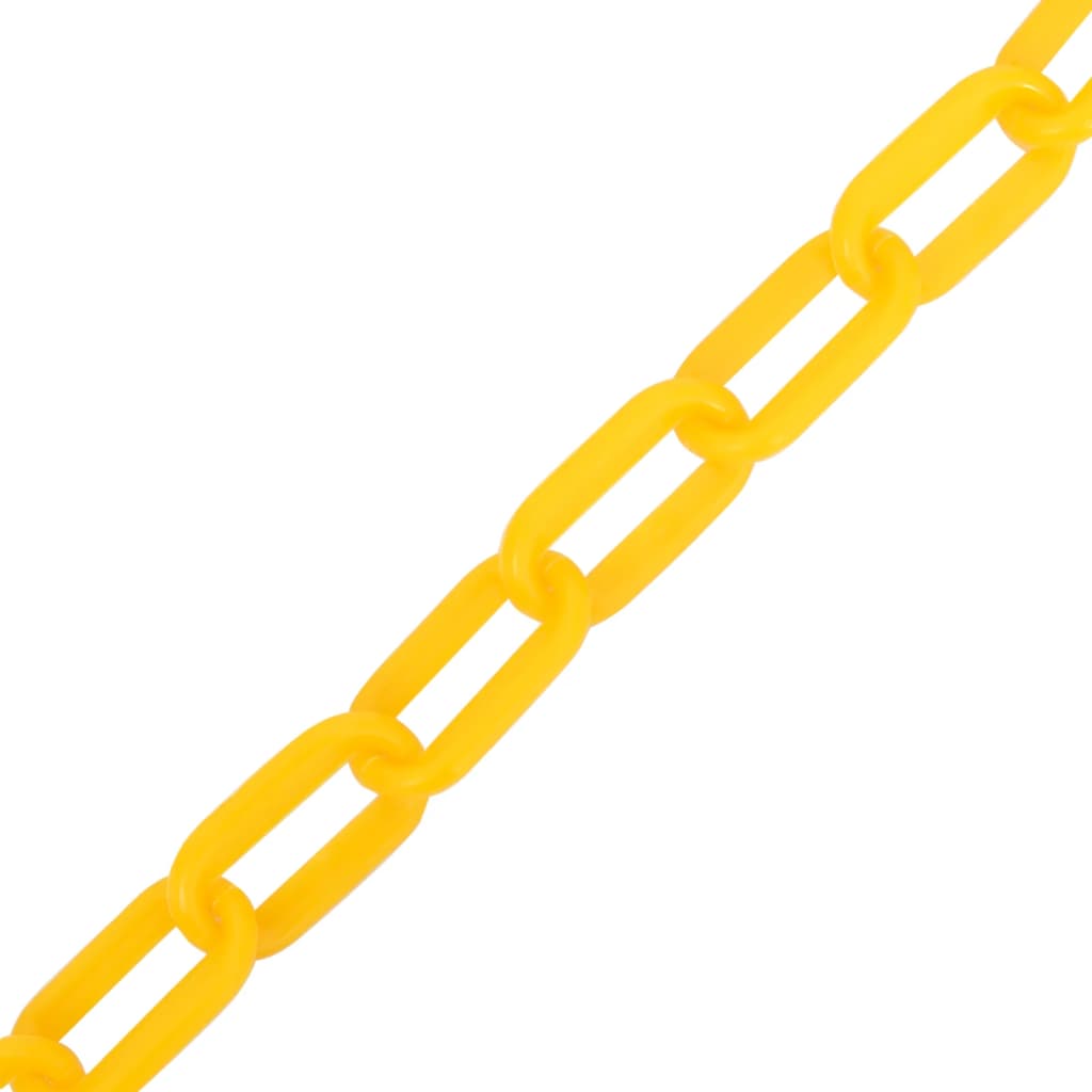 Berkfield Warning Chain Yellow 30 m �_�”�_4 mm Plastic