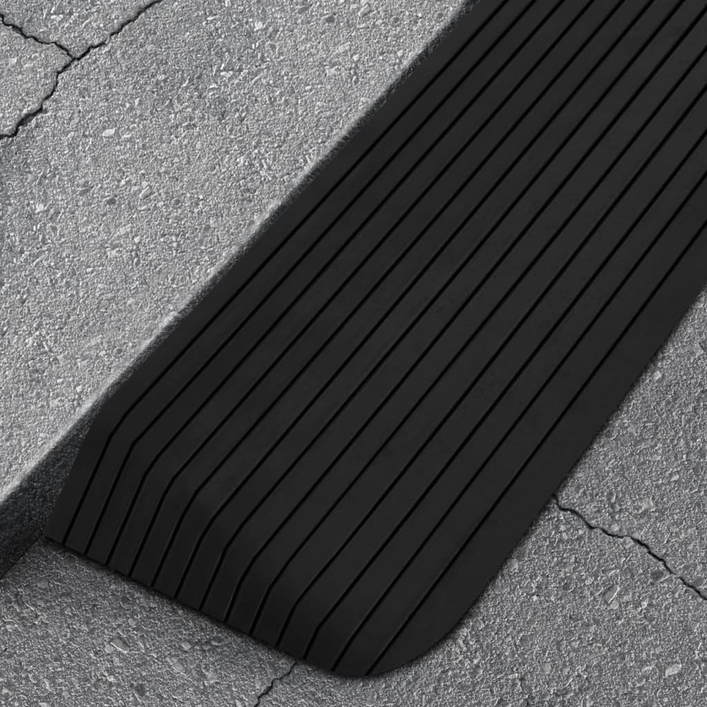 Berkfield Threshold Ramp 110x41x5 cm Rubber