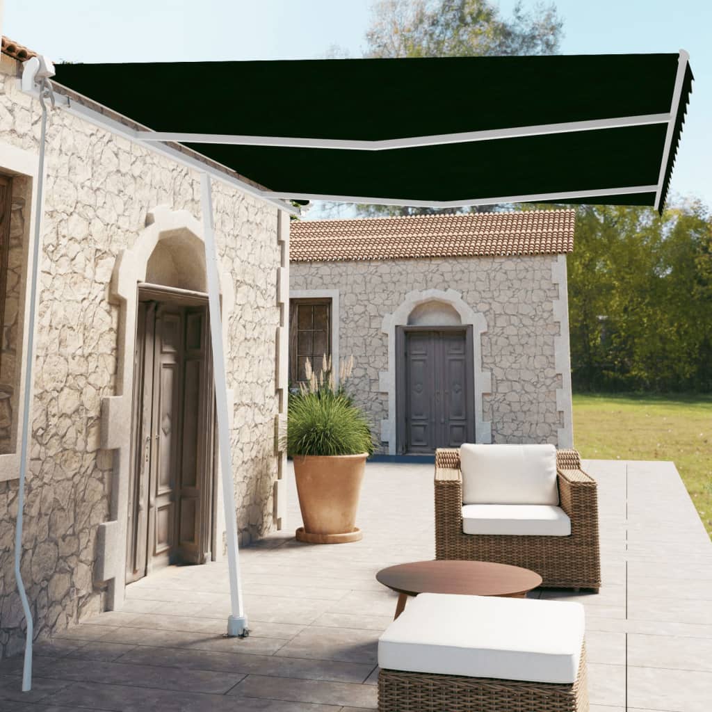 Berkfield Freestanding Manual Retractable Awning 350x250 cm Anthracite