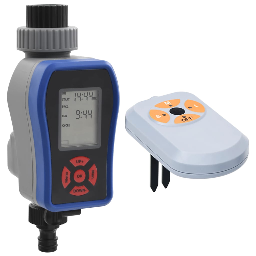 Berkfield Digital Water Timer with Single Outlet and Moisture Sensor